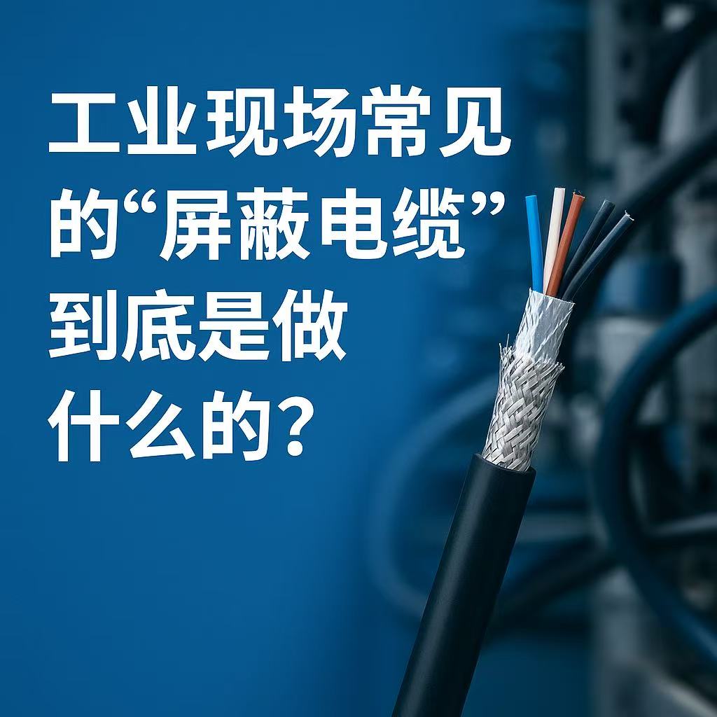 工业现场常见的“屏蔽电缆”到底是做什么的？