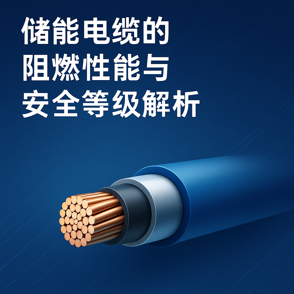 储能电缆的阻燃性能与安全等级解析
