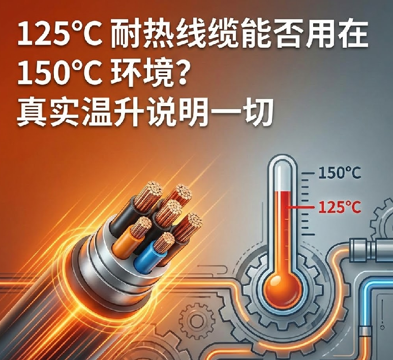 125℃ 耐热线缆能否用在 150℃ 环境？真实温升说明一切