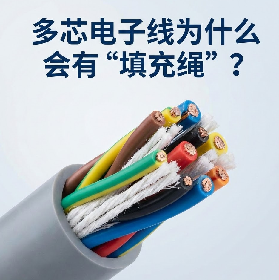 多芯电子线为什么会有“填充绳”？