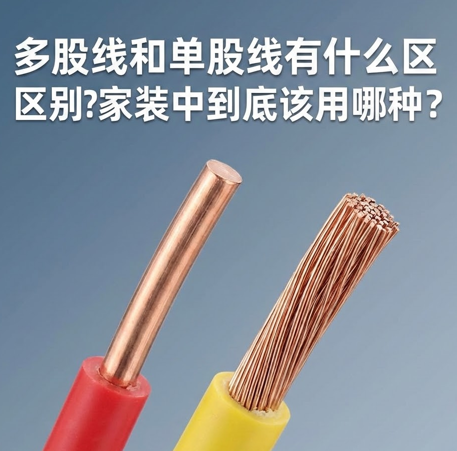 家装电线选单股(BV)还是多股(BVR)？