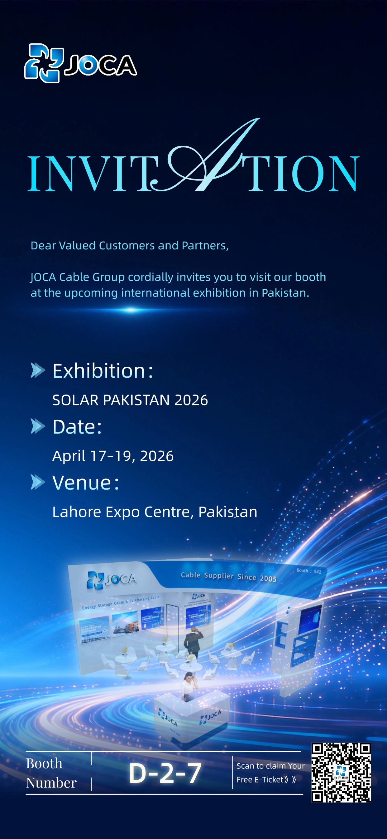 【邀请函】MK体育集团（JOCA）邀您共赴 2026 巴基斯坦太阳能展