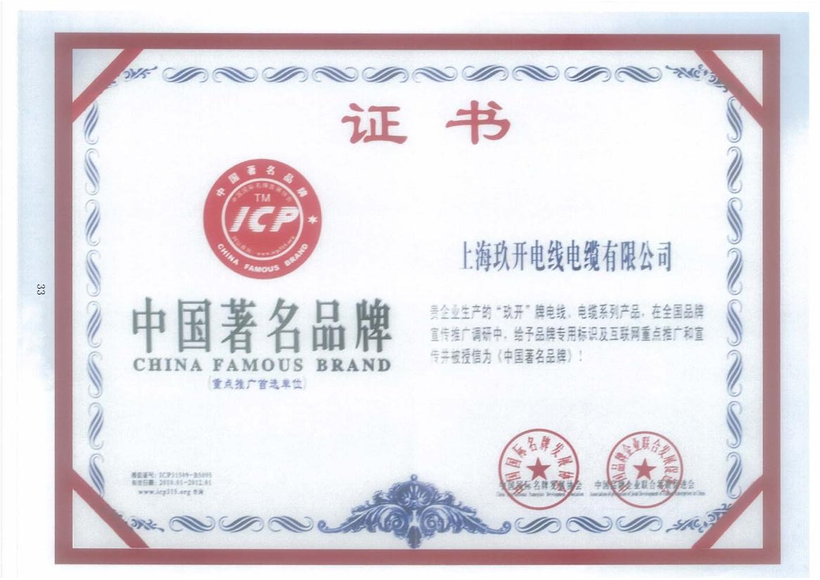 MK体育中国著名品牌证书